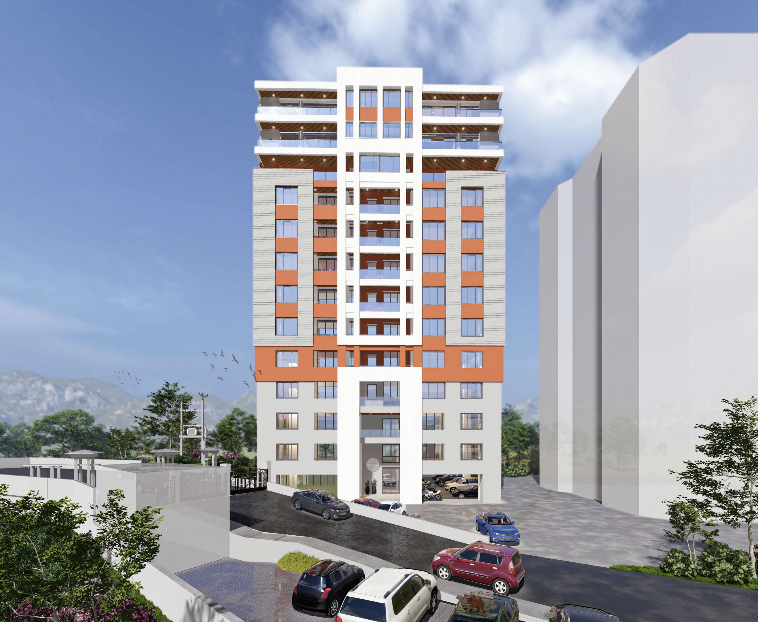 Gajur Height residential building in Dhapakhel, Lalitpur
